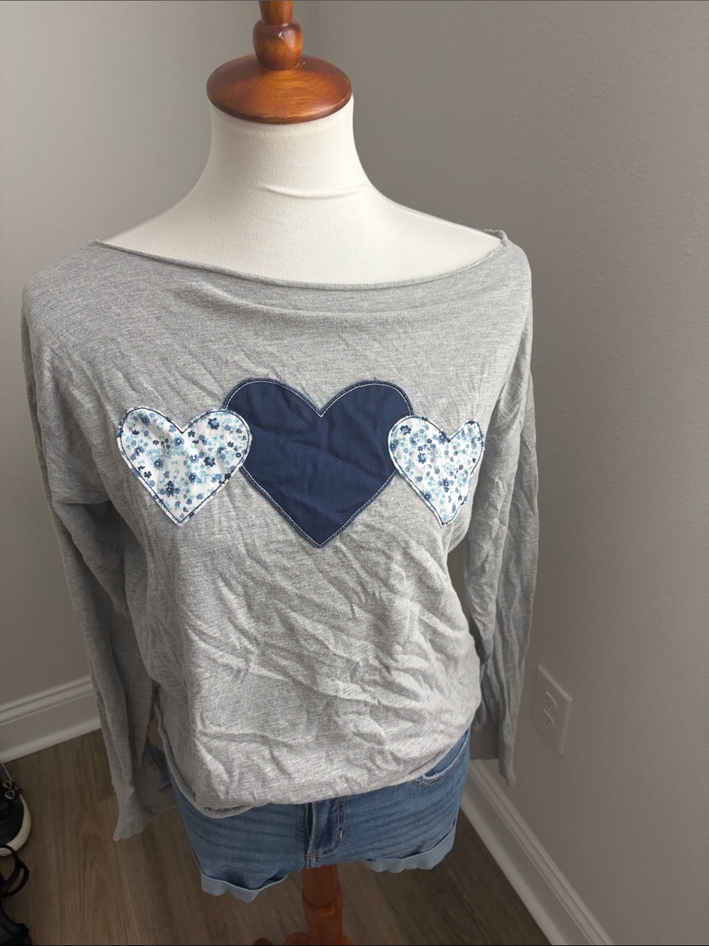 Aeropostale Light Gray 'Seriously Soft' Tee